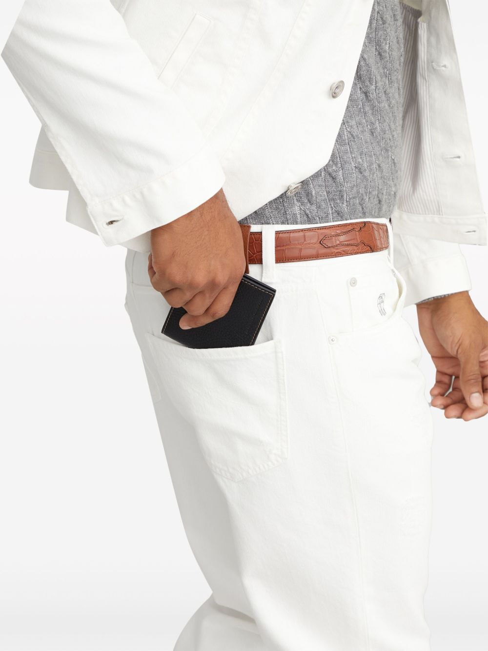 Brunello Cucinelli Wallets Nero Calf Leather