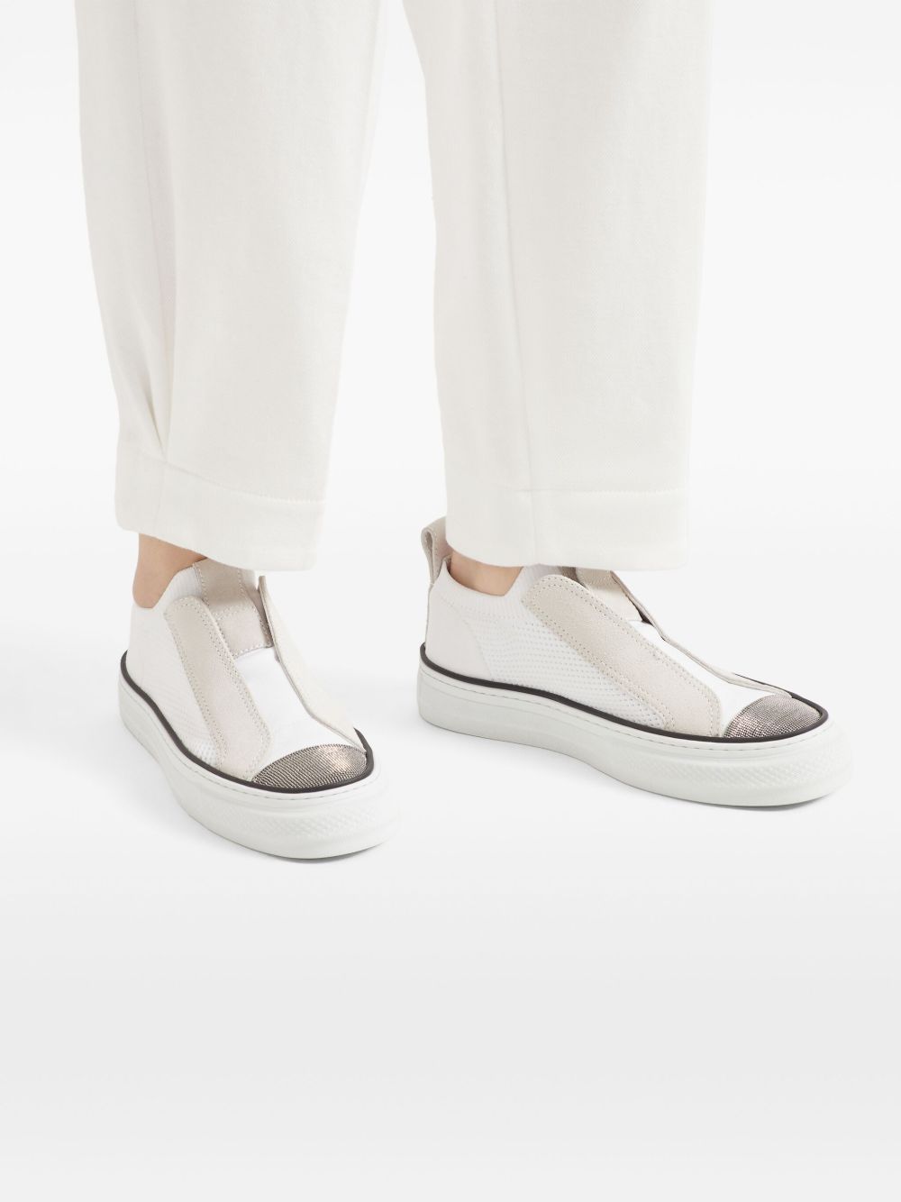 Brunello Cucinelli Sneakers Bianco Polyurethane