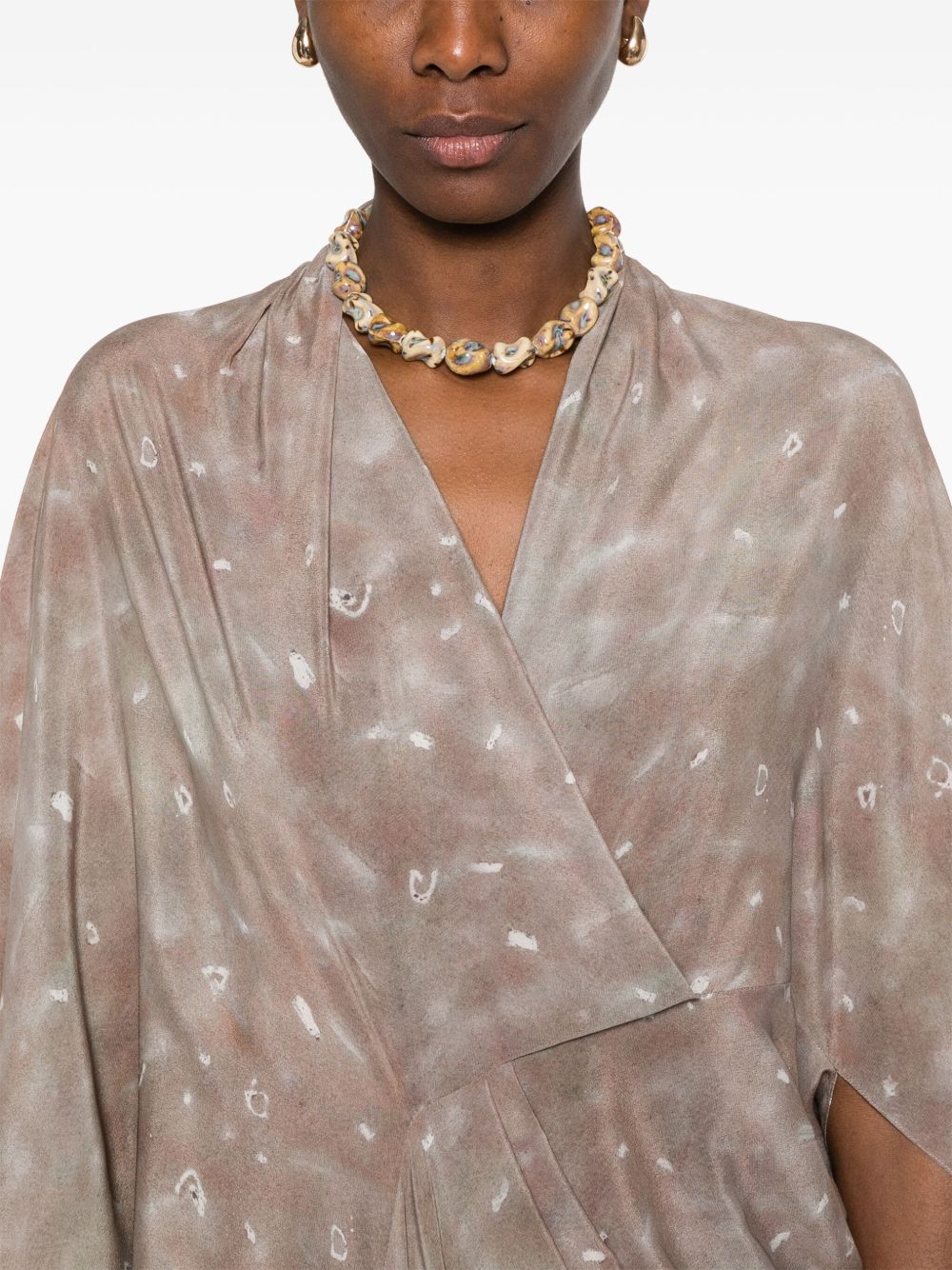 Cortana Dresses Beige Organic Silk