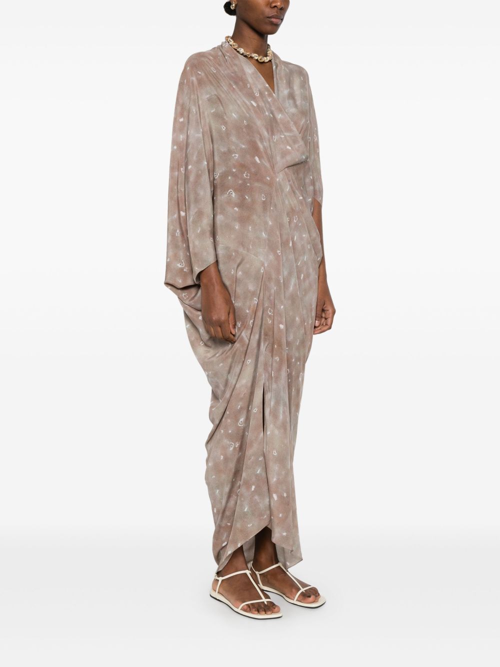 Cortana Dresses Beige Organic Silk