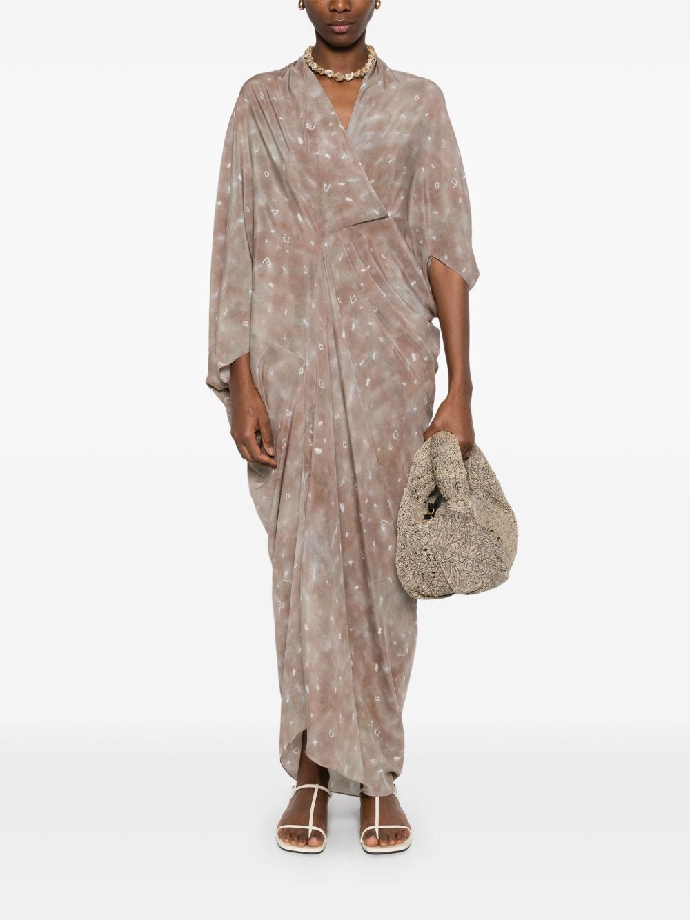 Cortana Dresses Beige Organic Silk
