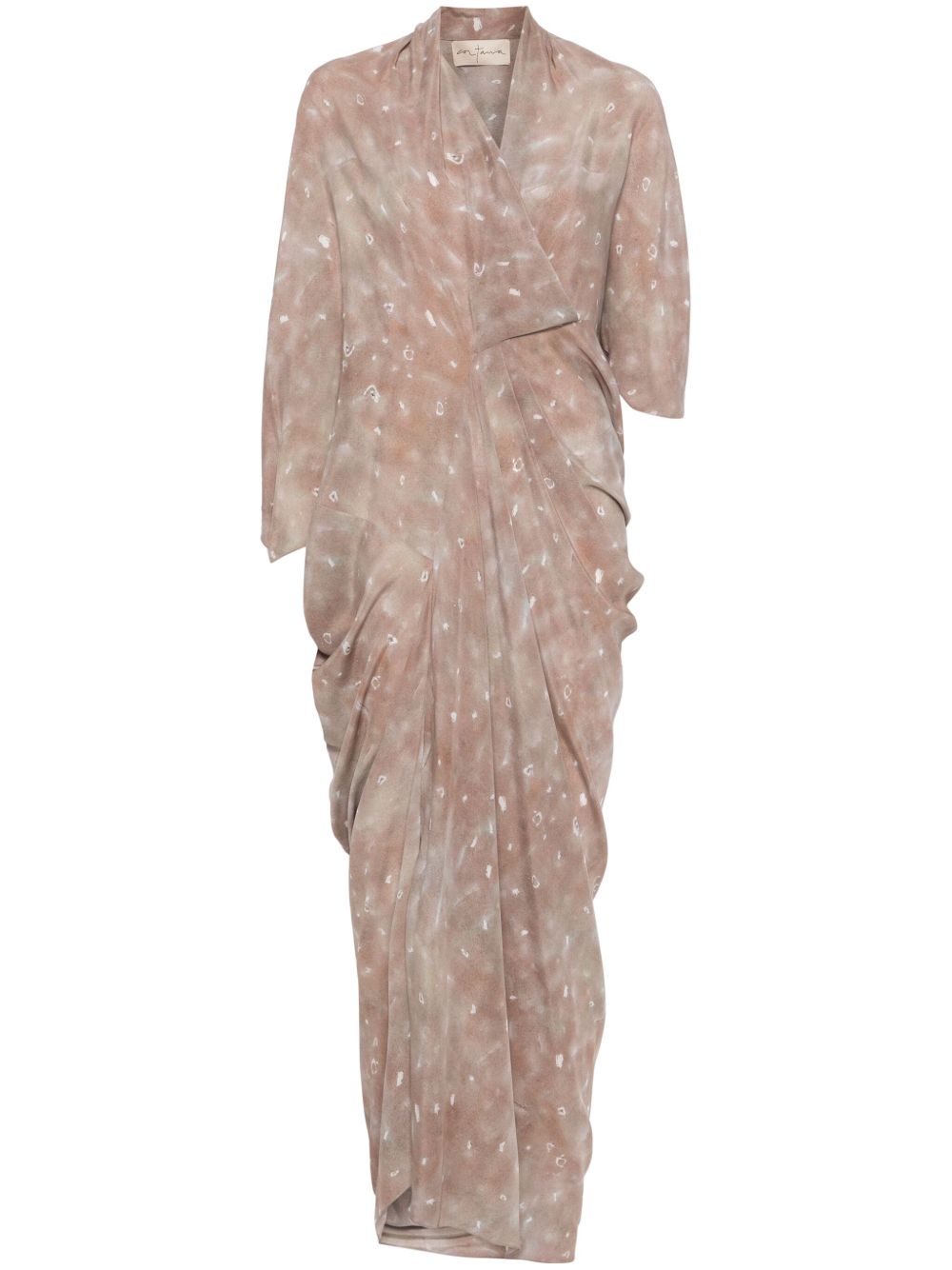 Cortana Dresses Beige Organic Silk