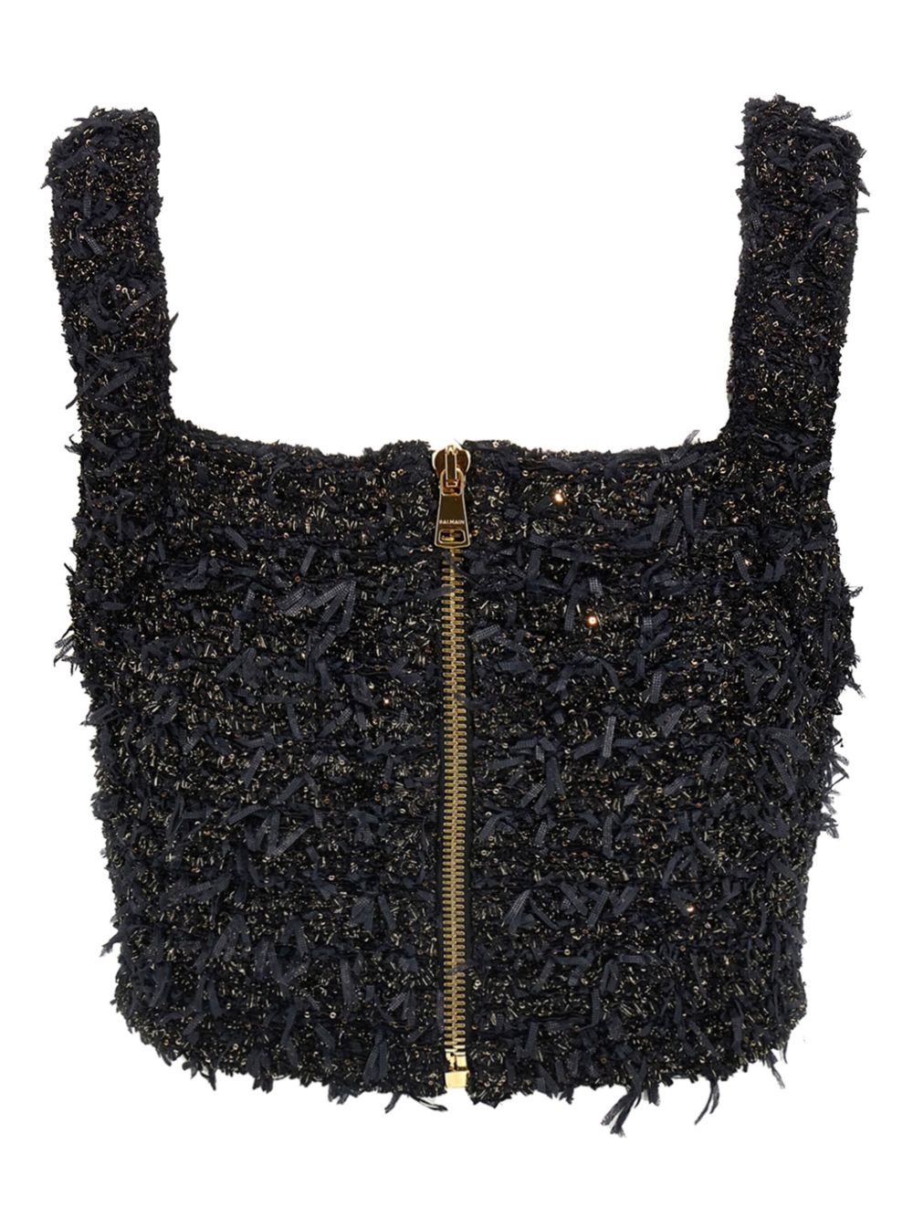 Balmain Top Black Polyester