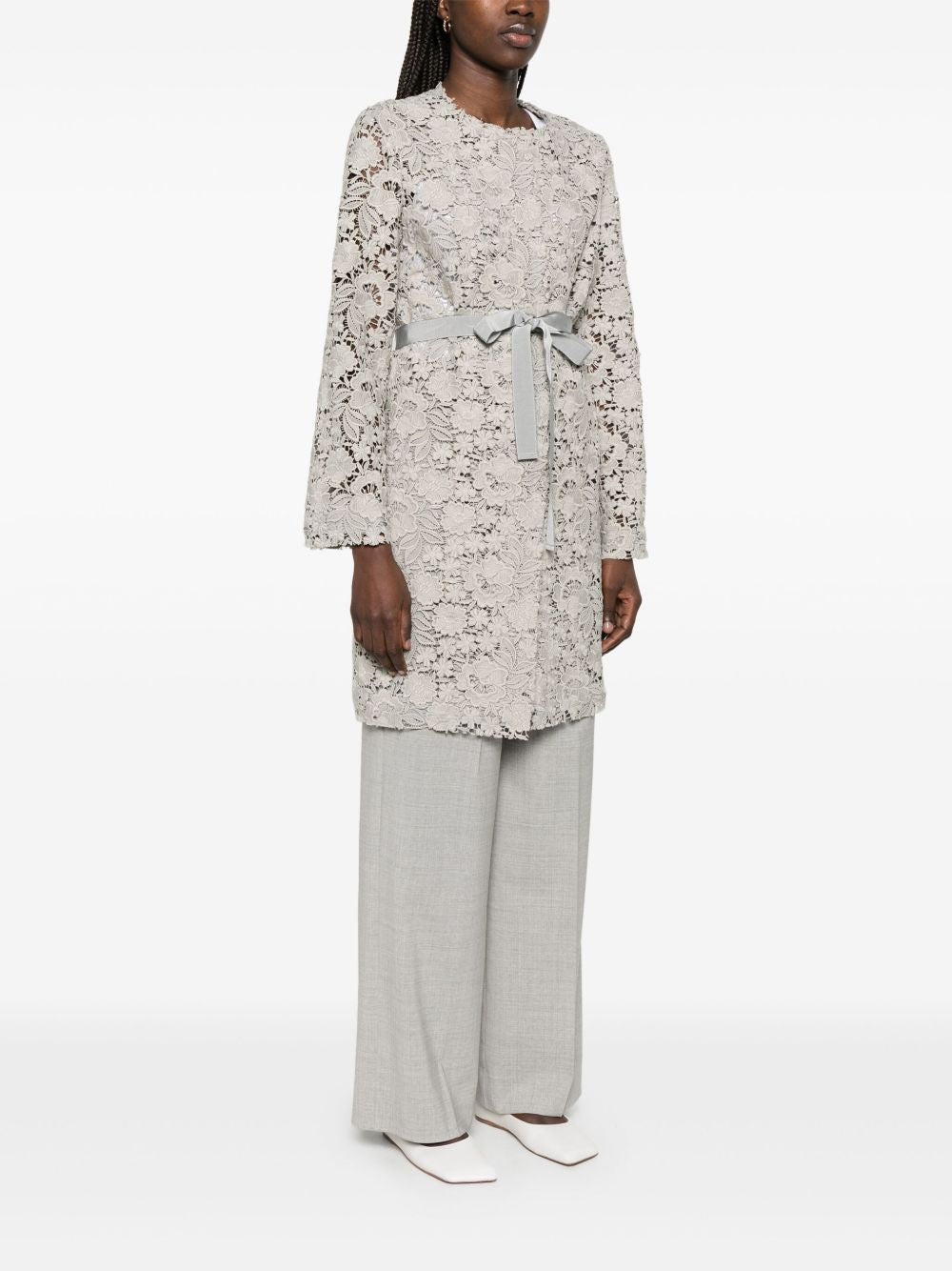 Parosh Jackets Light Grey Polyester