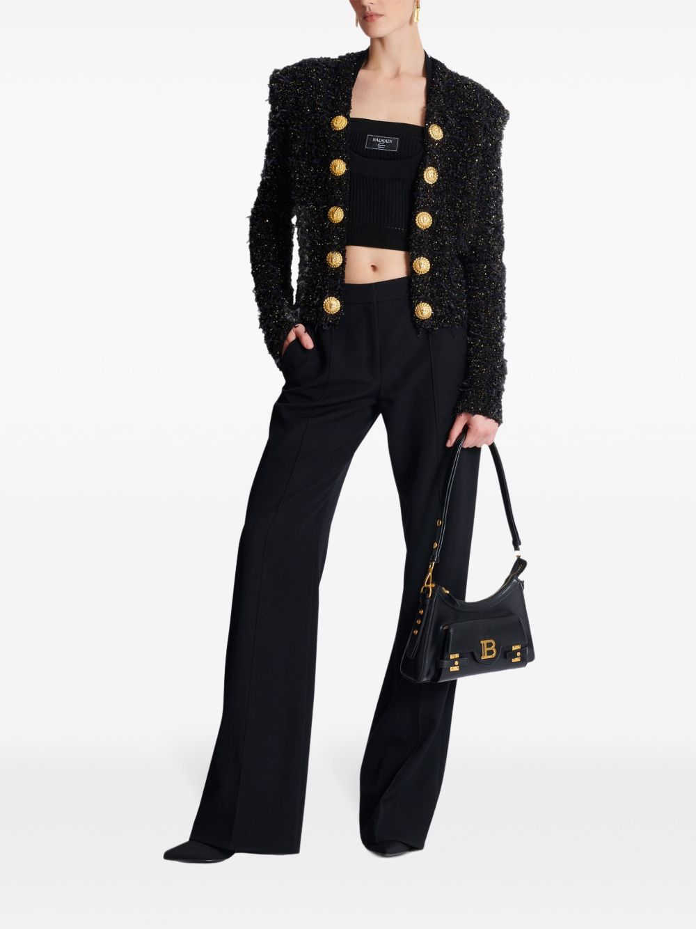 Balmain Jackets Black Polyamide