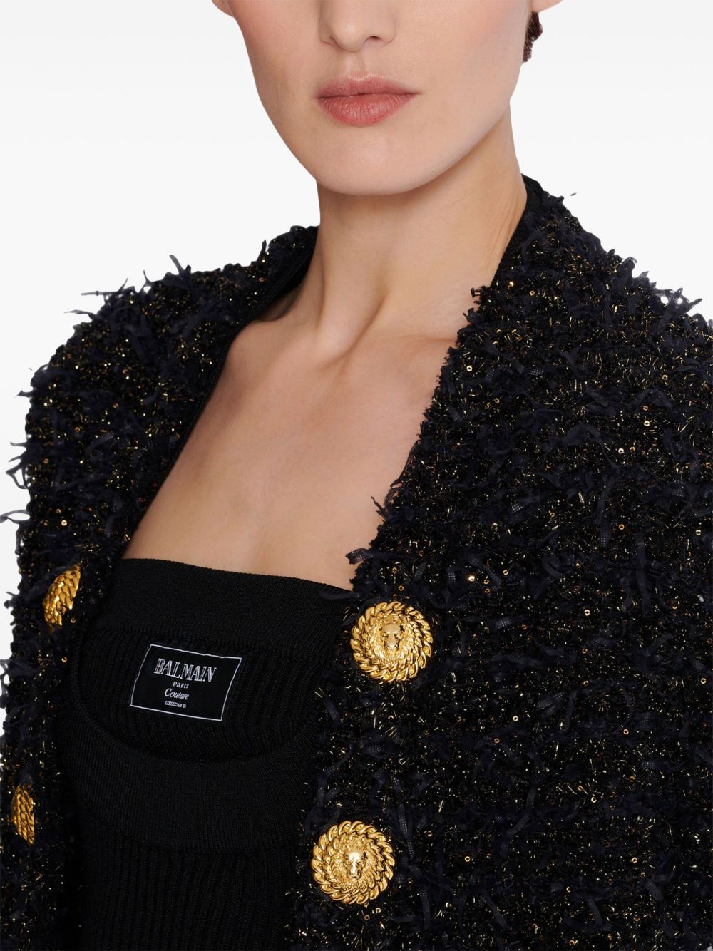 Balmain Jackets Black Polyamide