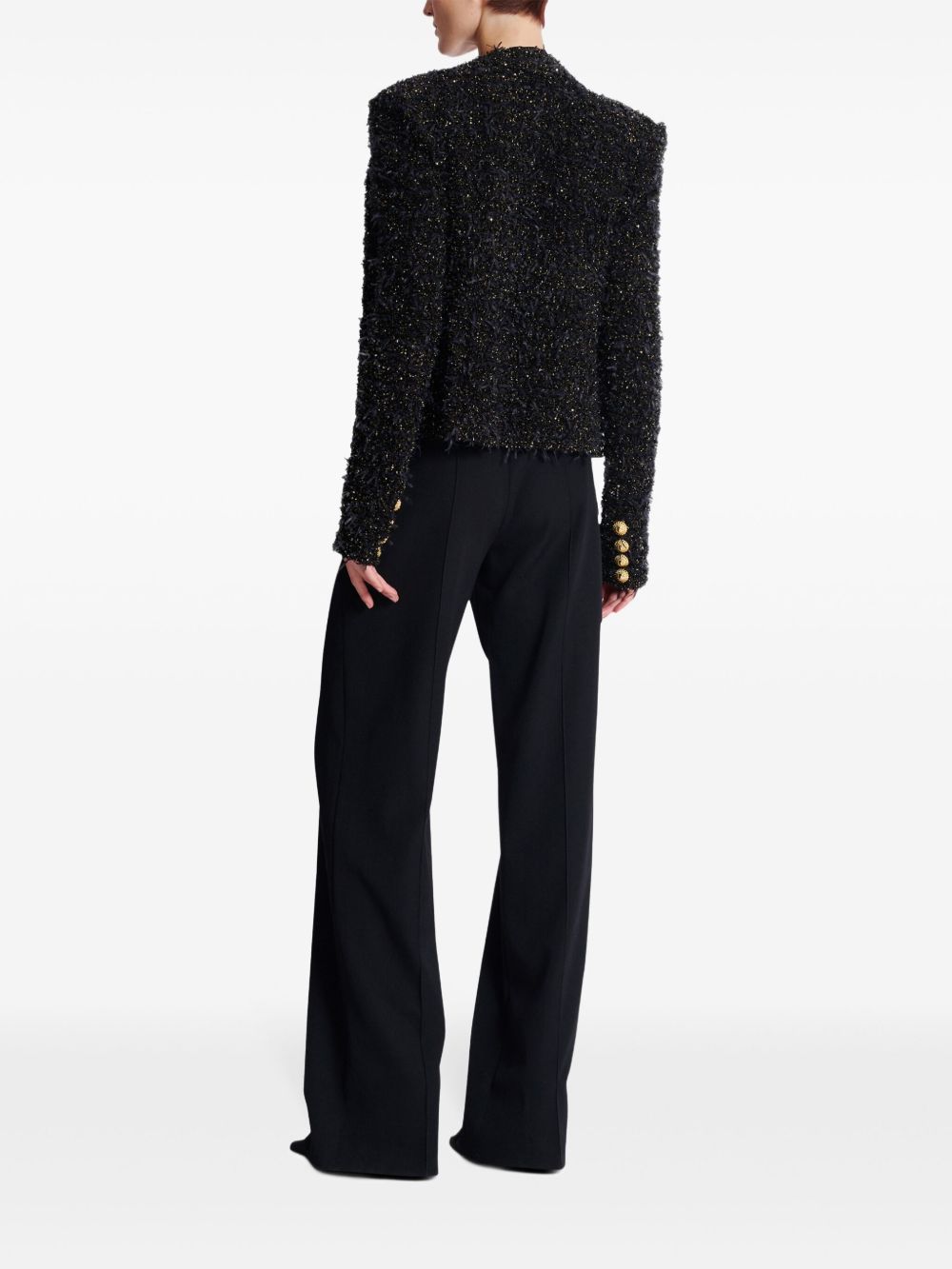 Balmain Jackets Black Polyamide
