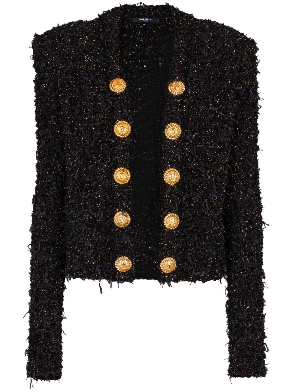 Balmain Jackets Black Polyamide