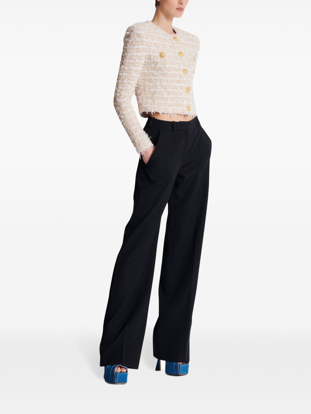 Balmain Jackets White Polyamide