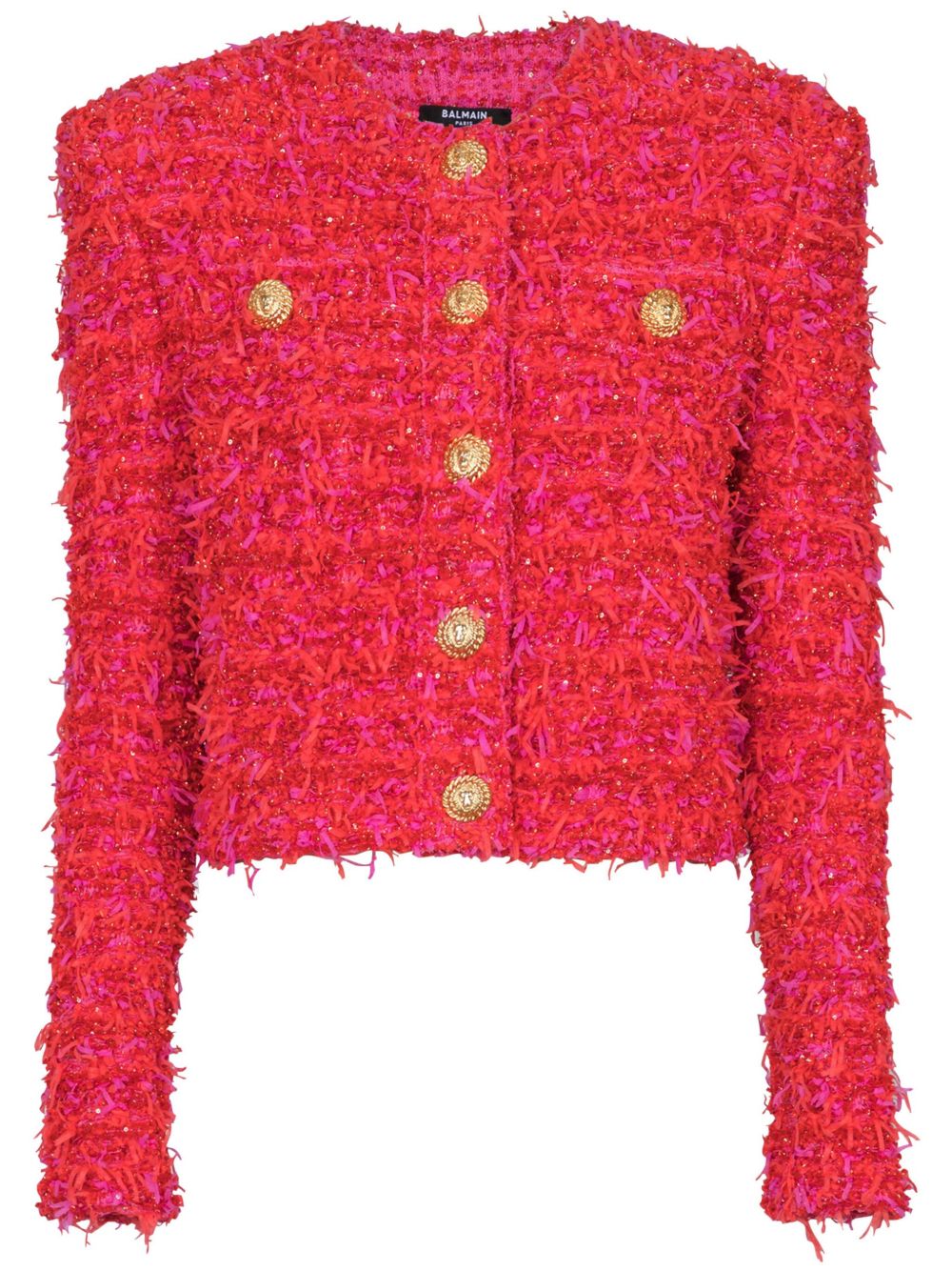Balmain Jackets Red Polyamide