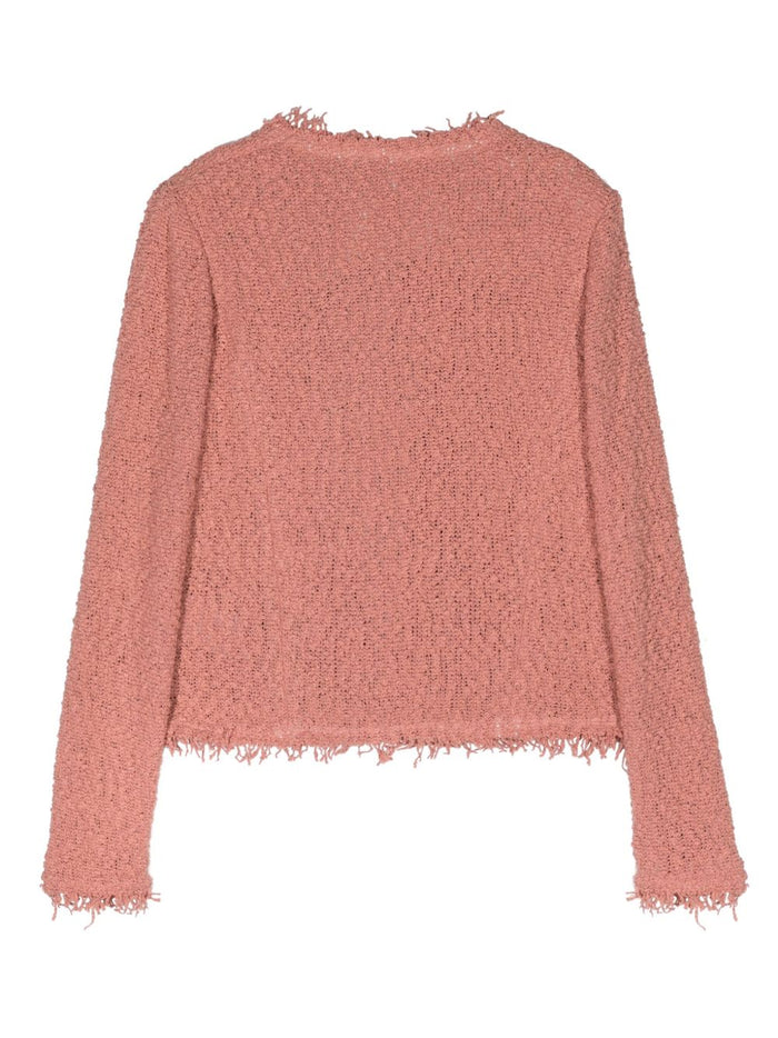 Iro Jackets Pink Cotton Polyamide