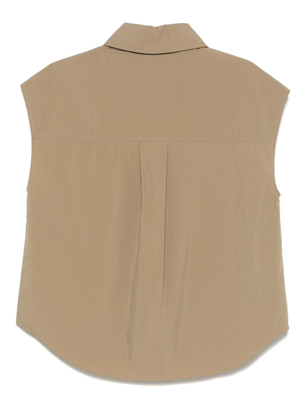 Parosh Shirts Kaki Polyamide Cotton