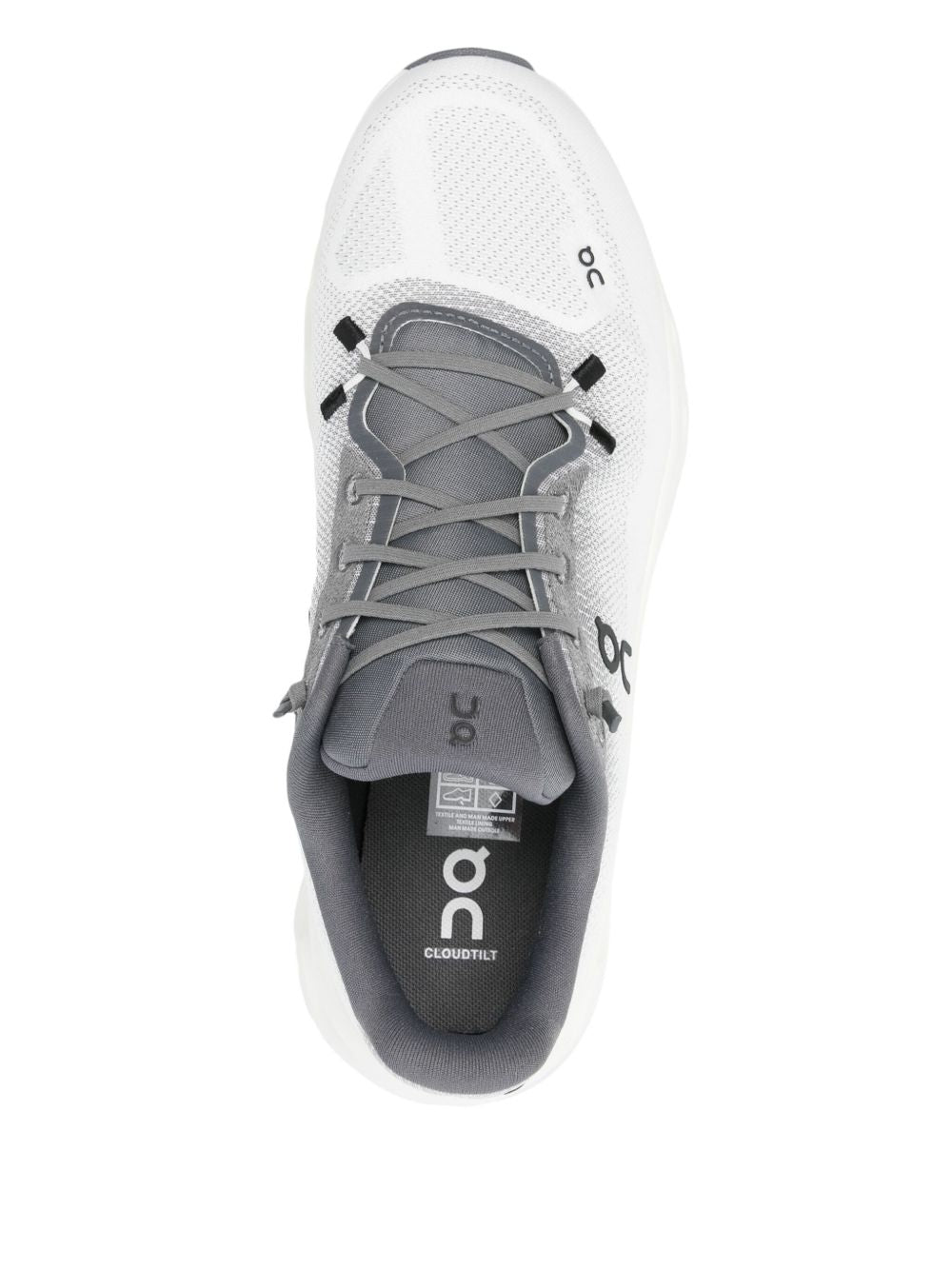 On Sneakers Grey Synthetic->polyester100 %