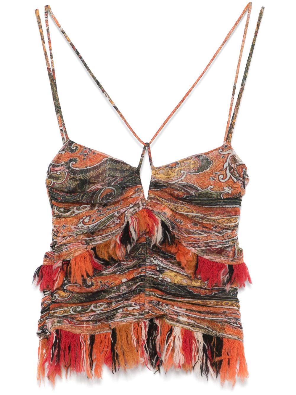 Isabel Marant Top Orange Polyamide