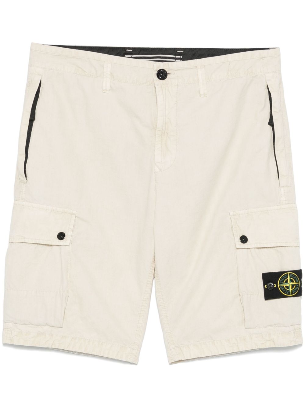 Stone Island Shorts Beige Cotton