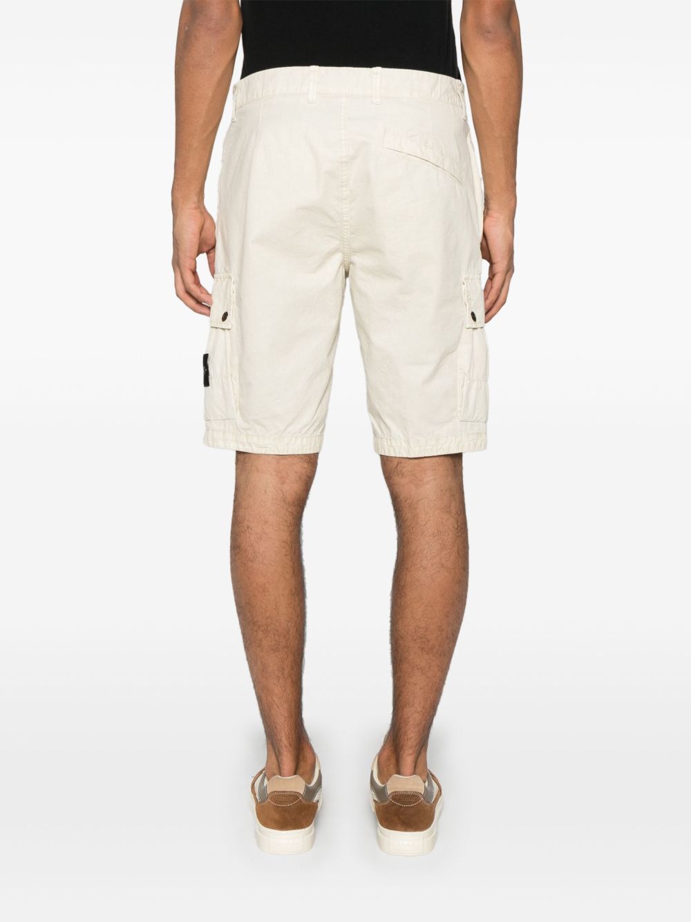 Stone Island Shorts Beige Cotton