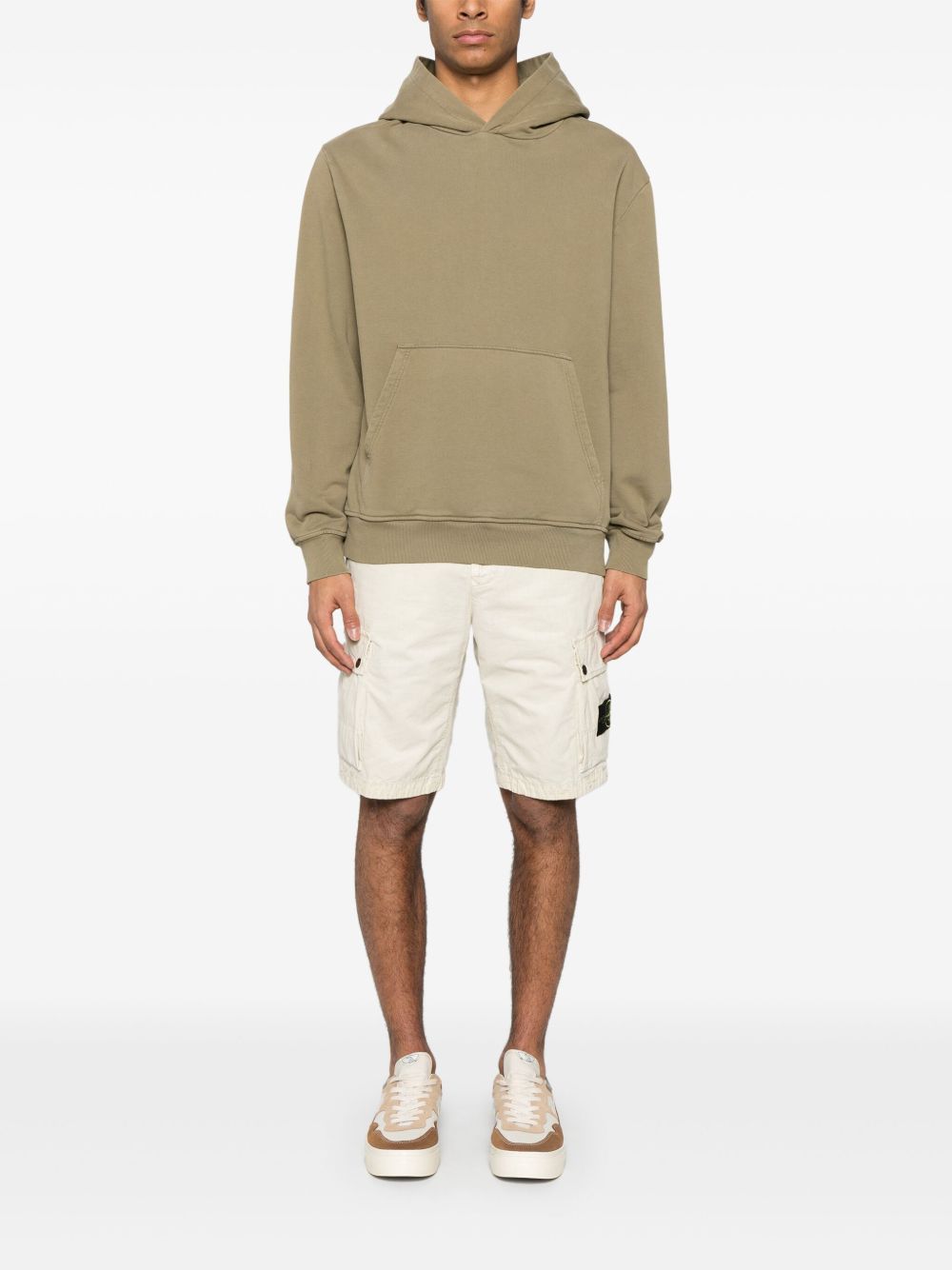 Stone Island Shorts Beige Cotton