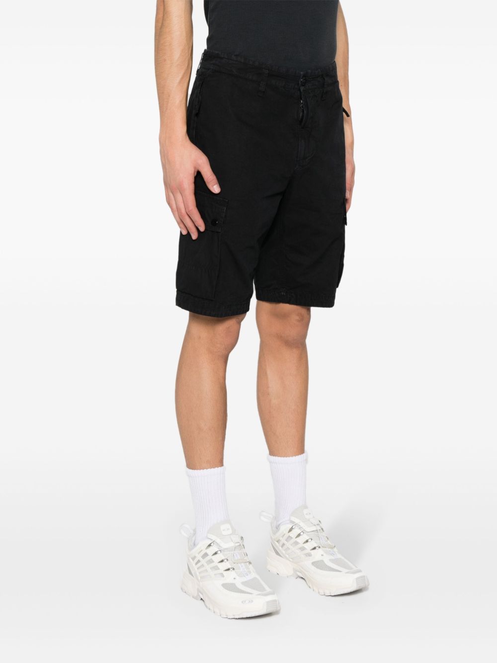 Stone Island Shorts Blue Cotton