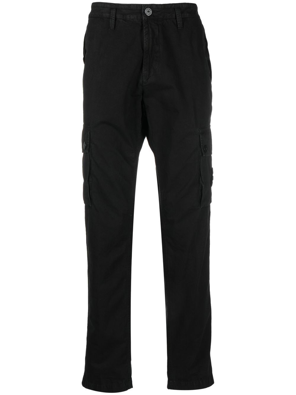 Stone Island Trousers Black Cotton