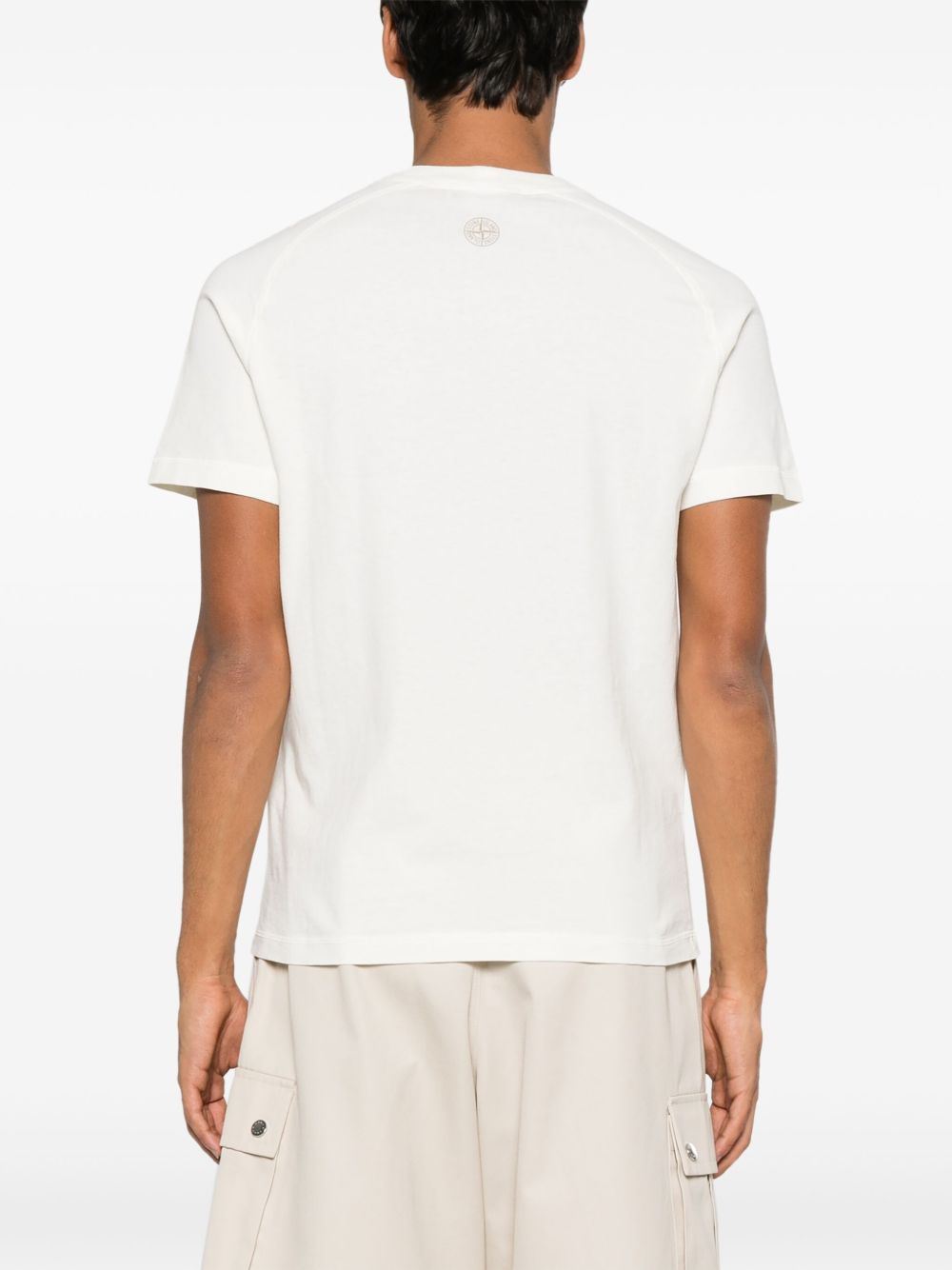 Stone Island T-Shirts And Polos Ivory Cotton