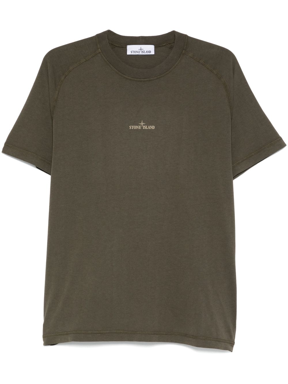 Stone Island T-Shirts And Polos Green Cotton
