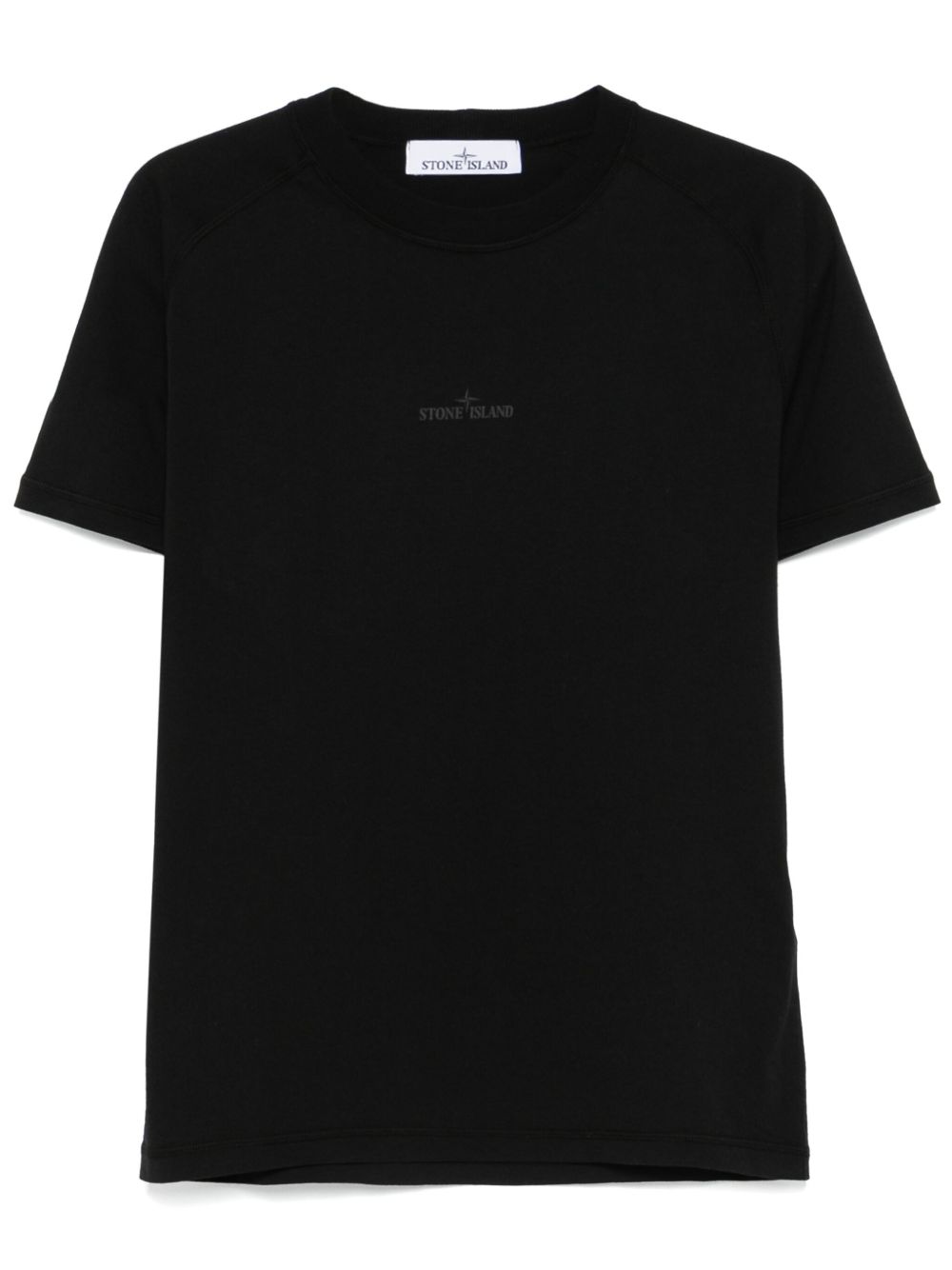 Stone Island T-Shirts And Polos Black Cotton