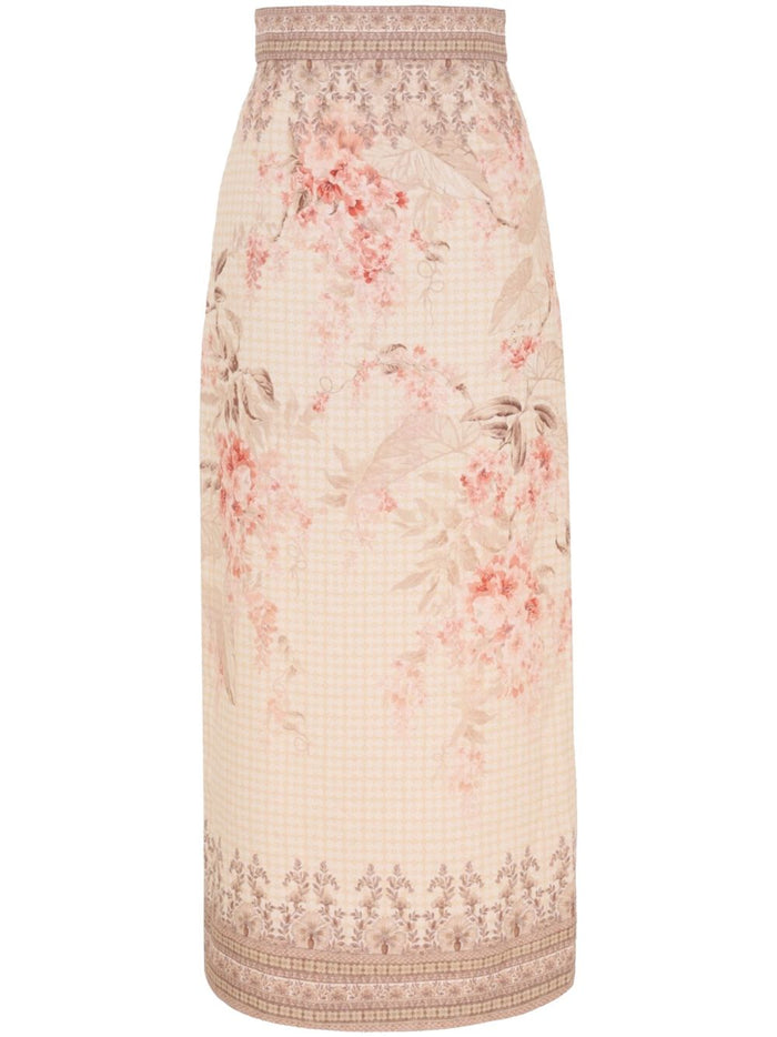 Zimmermann Skirts White Linen