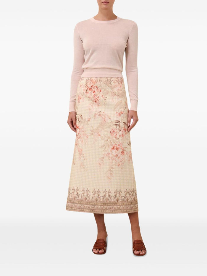 Zimmermann Skirts White Linen