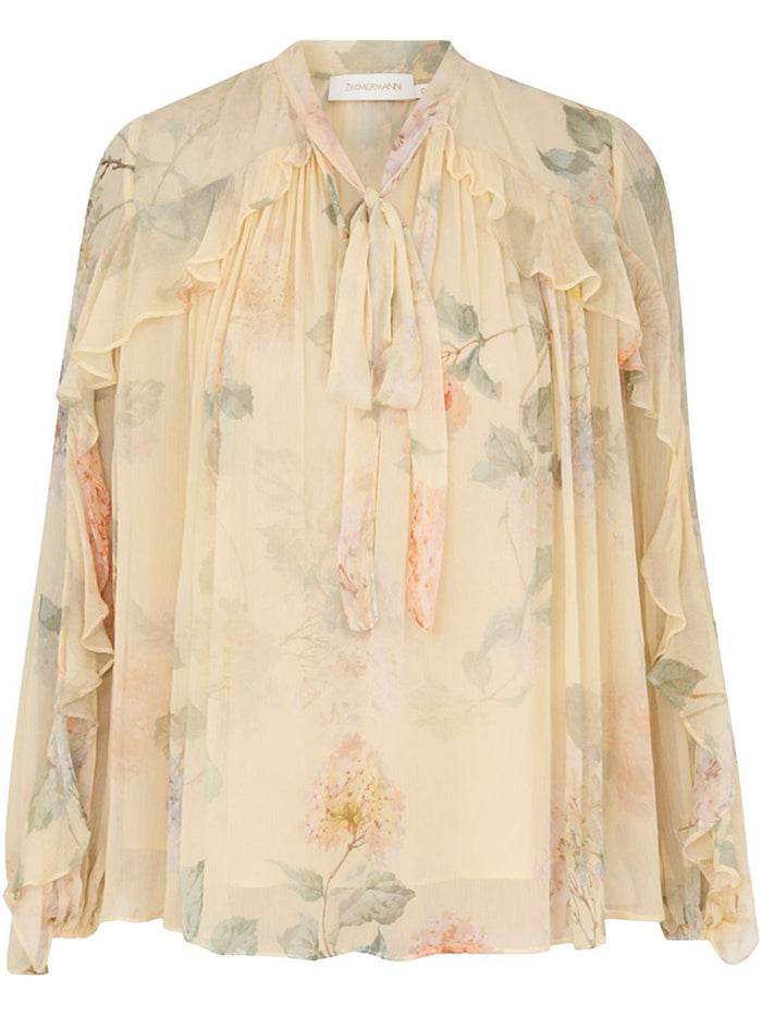 Zimmermann Top Yellow Viscose