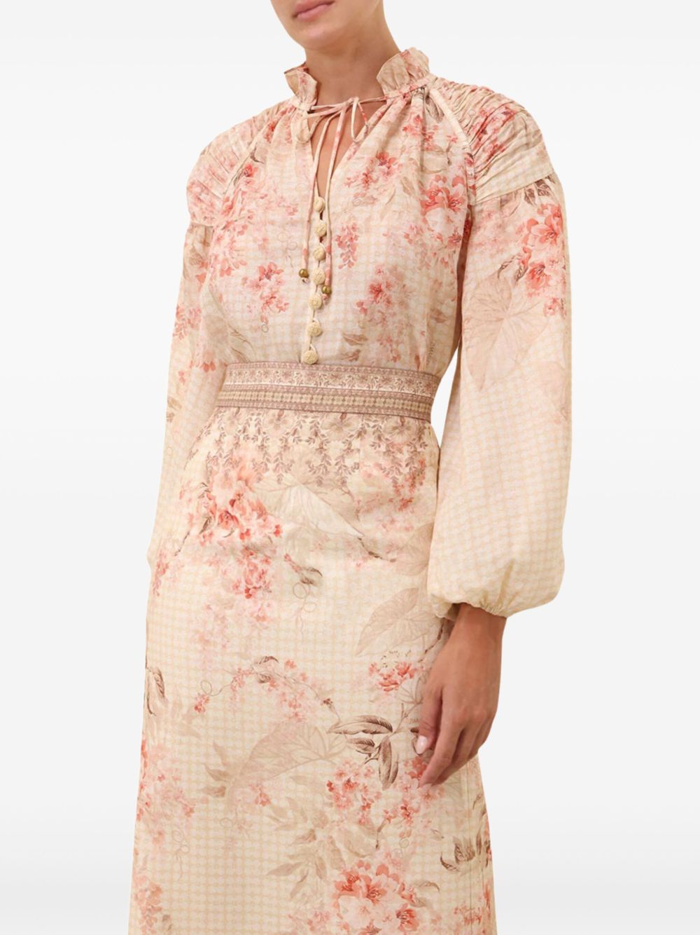 Zimmermann Shirts White Linen Silk