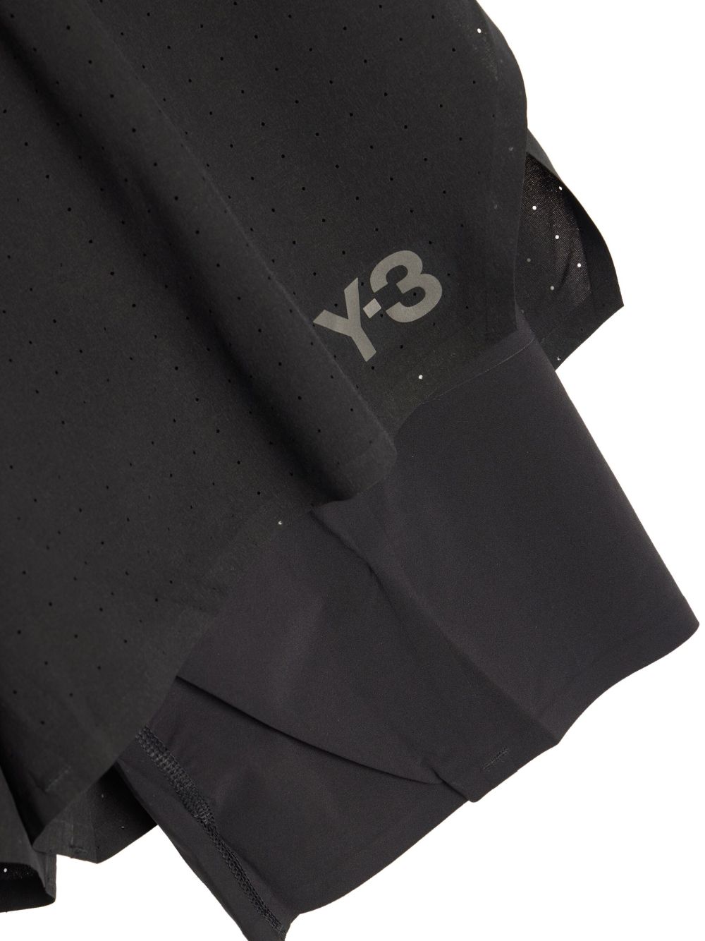 Y-3 Shorts Black Polyester Elastane