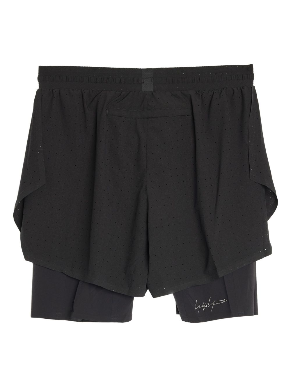 Y-3 Shorts Black Polyester Elastane