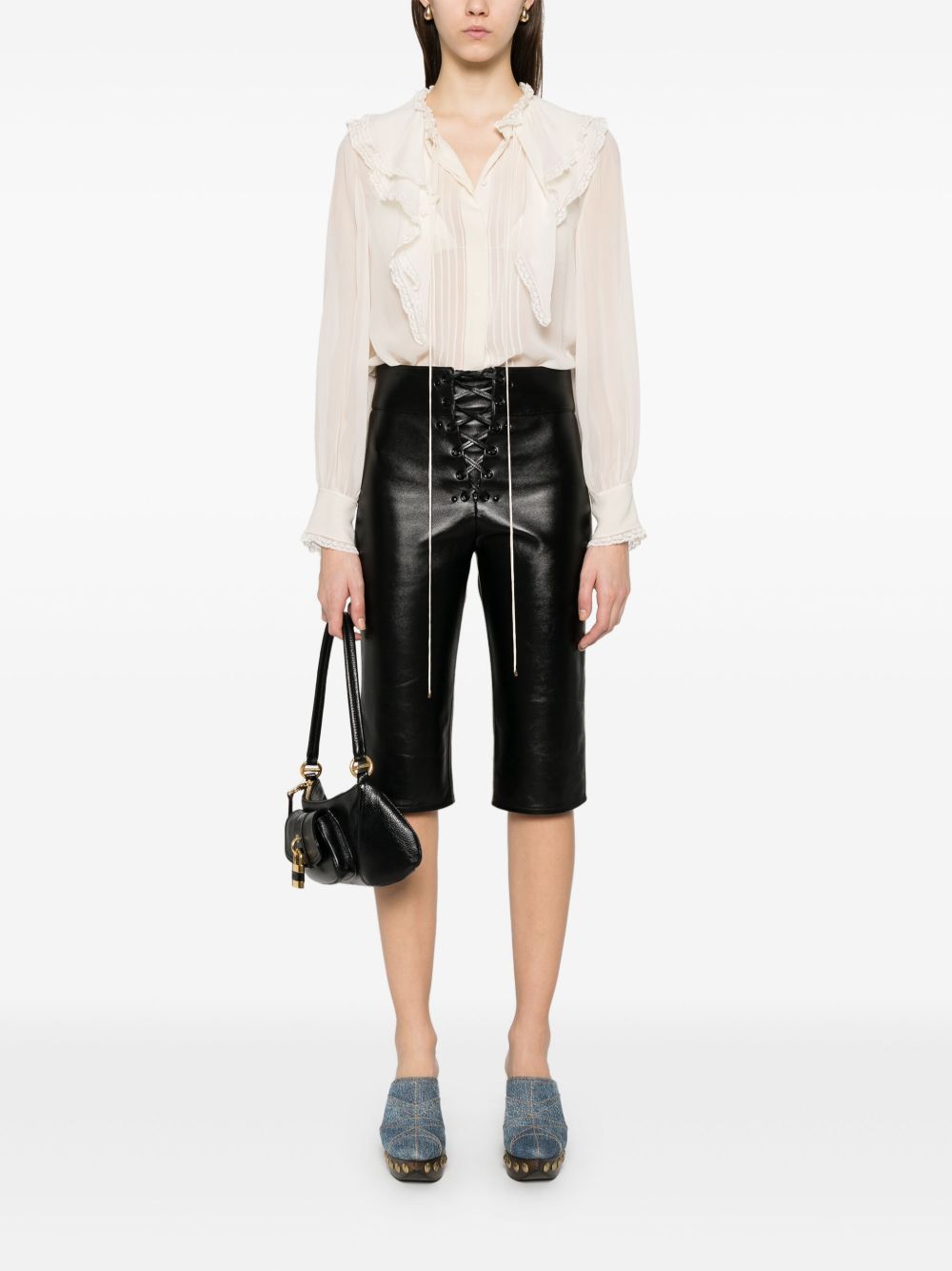 Chloè Top White Silk