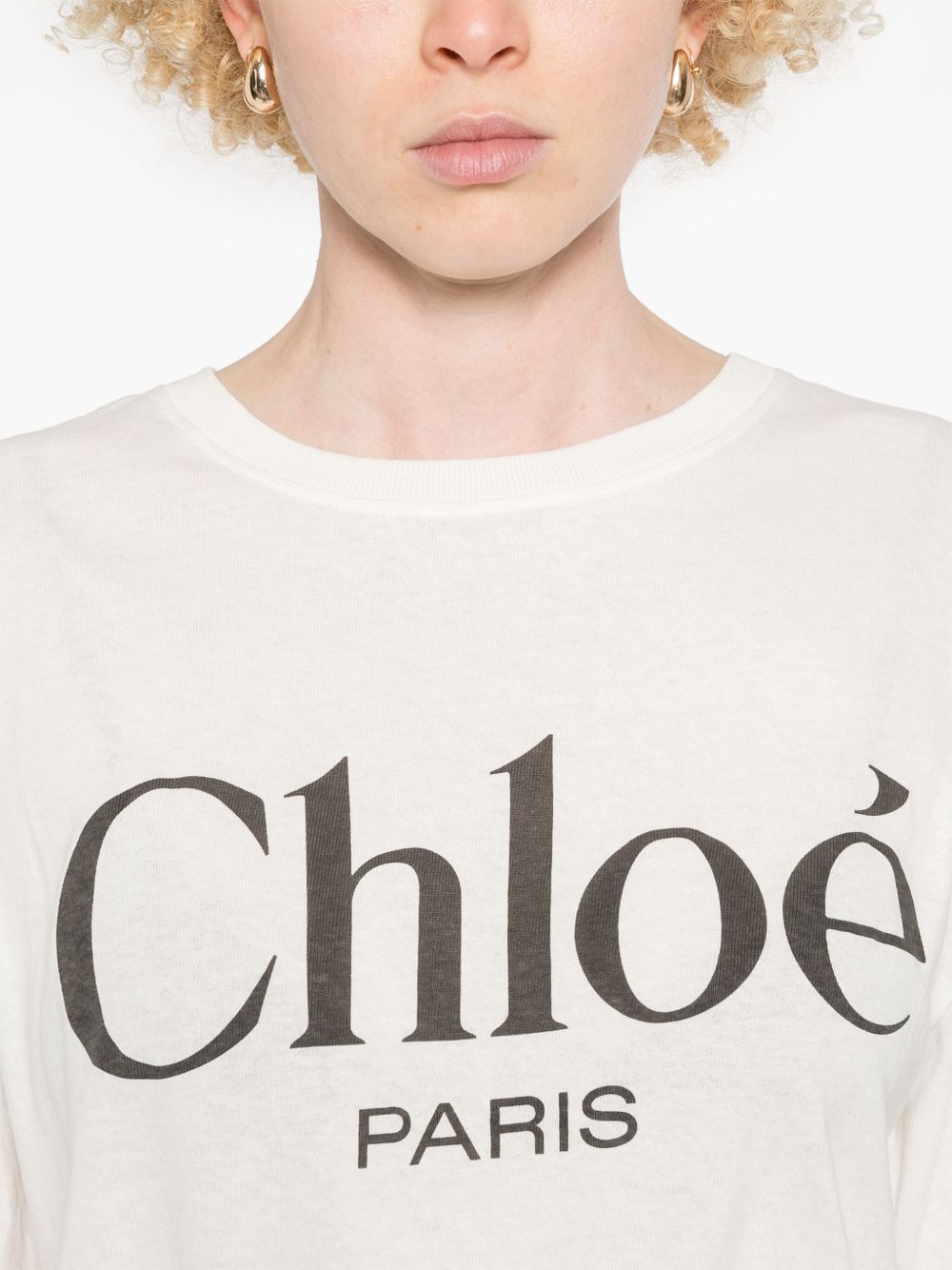 Chloè T-Shirts And Polos White Cotton