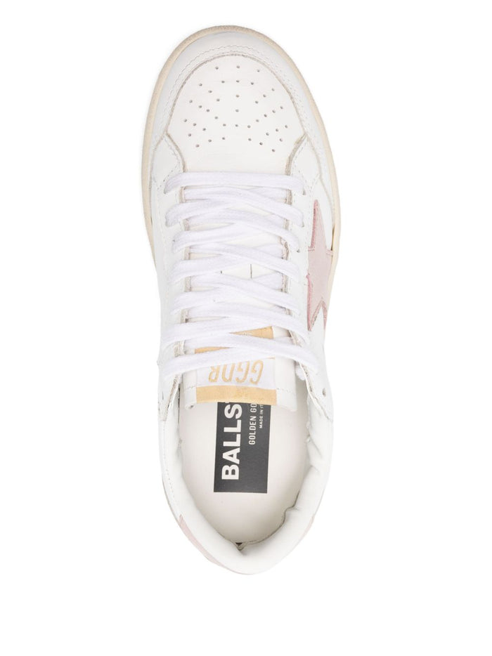 Golden Goose Sneakers Pink Calf Leather