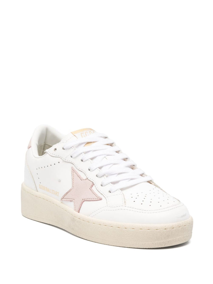 Golden Goose Sneakers Pink Calf Leather
