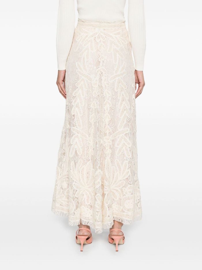 Parosh Skirts Beige Polyamide