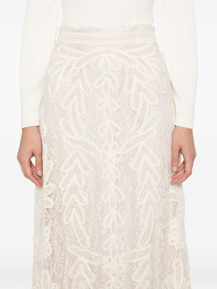 Parosh Skirts Beige Polyamide
