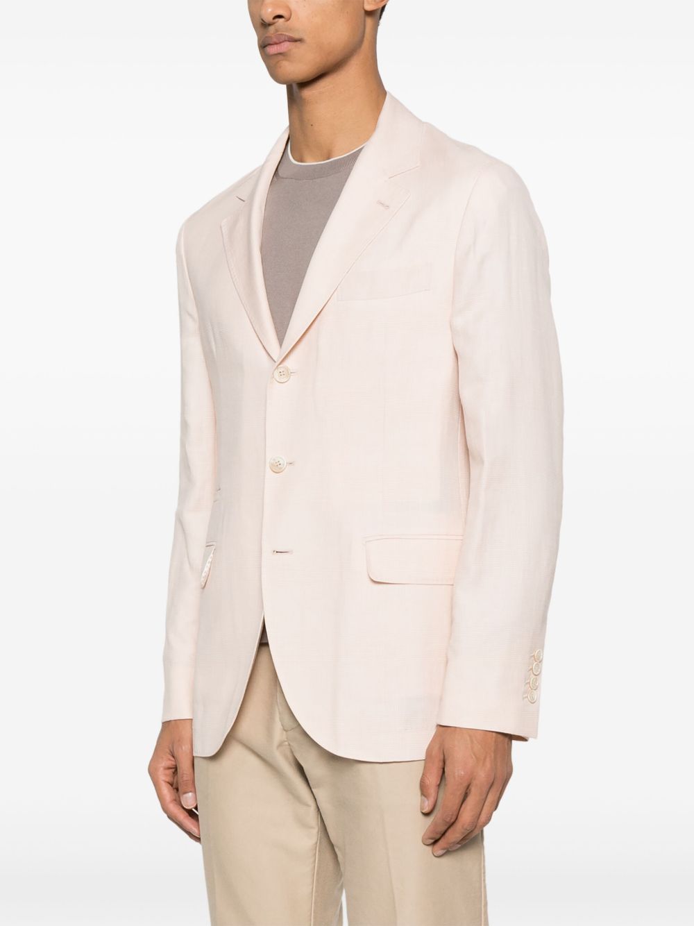 Brunello Cucinelli Jackets Rosa Wool Linen Silk