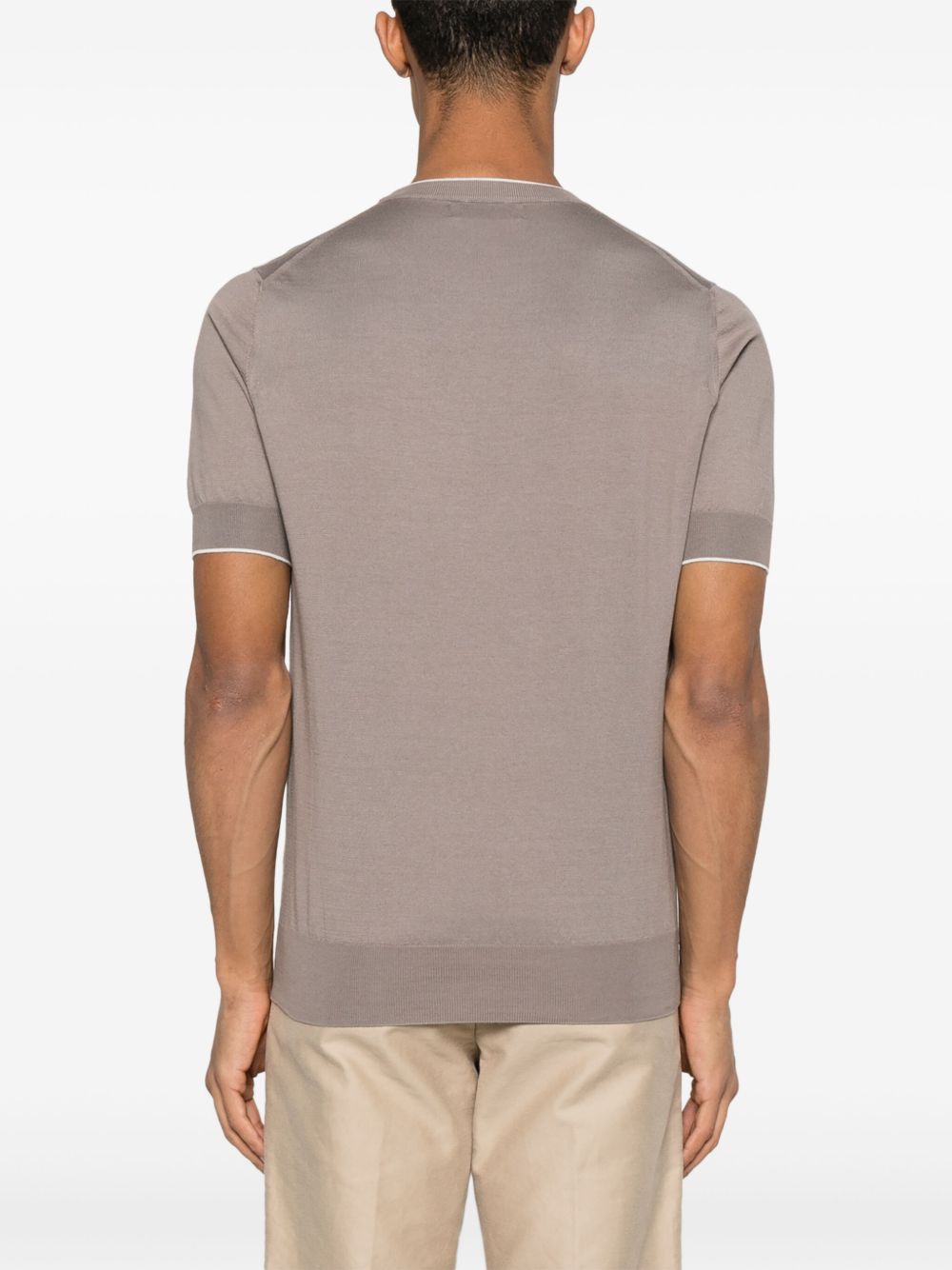 Brunello Cucinelli T-Shirts And Polos Marrone Cotton