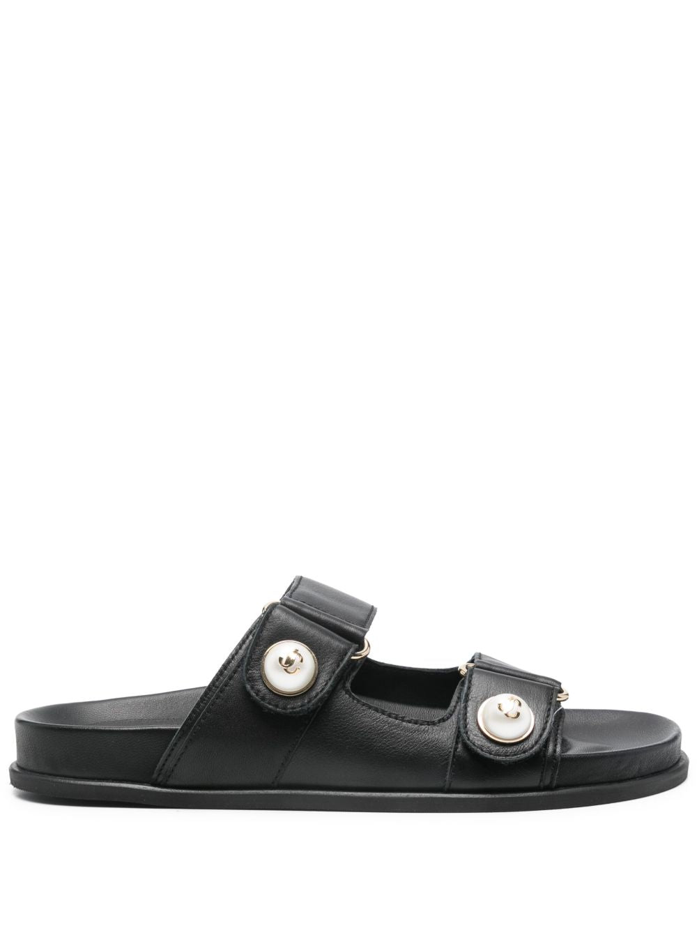 Jimmy Choo Sandals Black Calf Leather