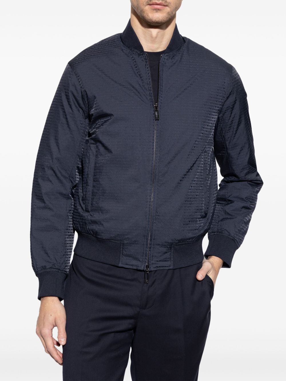 Emporio Armani Coats Blu Polyamide