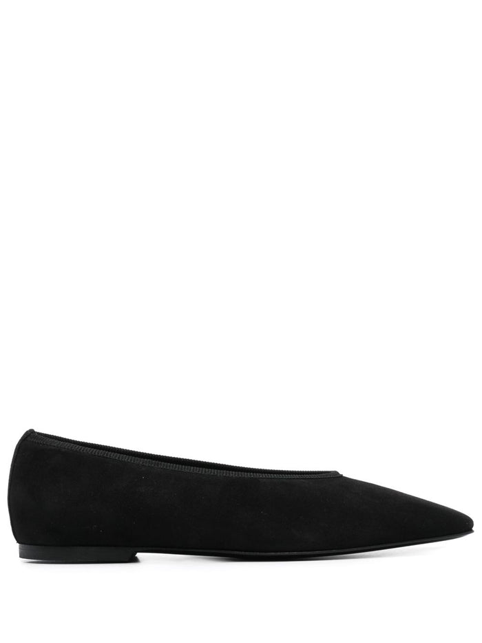 TOTEME MAIN Flat shoes Black Calf Leather