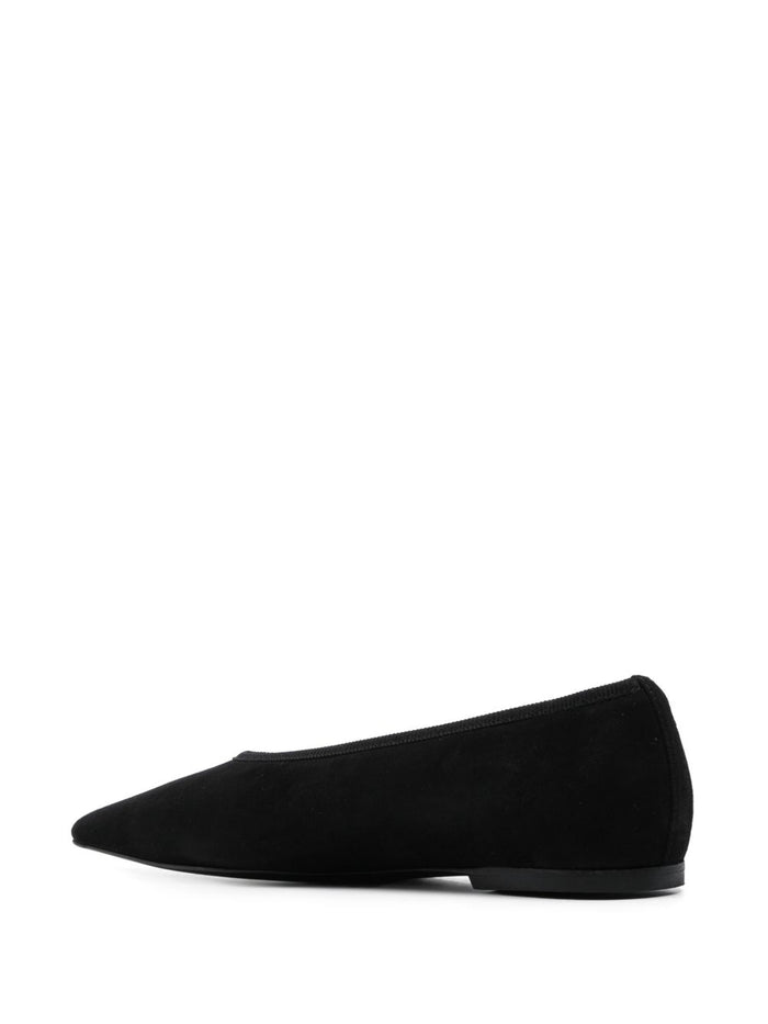 TOTEME MAIN Flat shoes Black Calf Leather