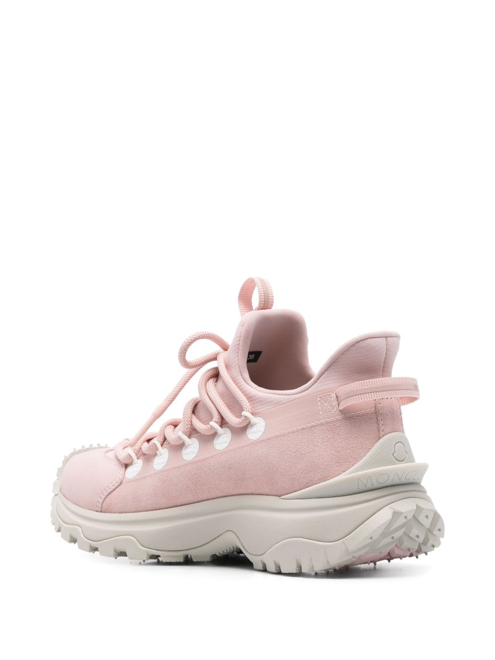 Moncler Sneakers Pink Calf Leather