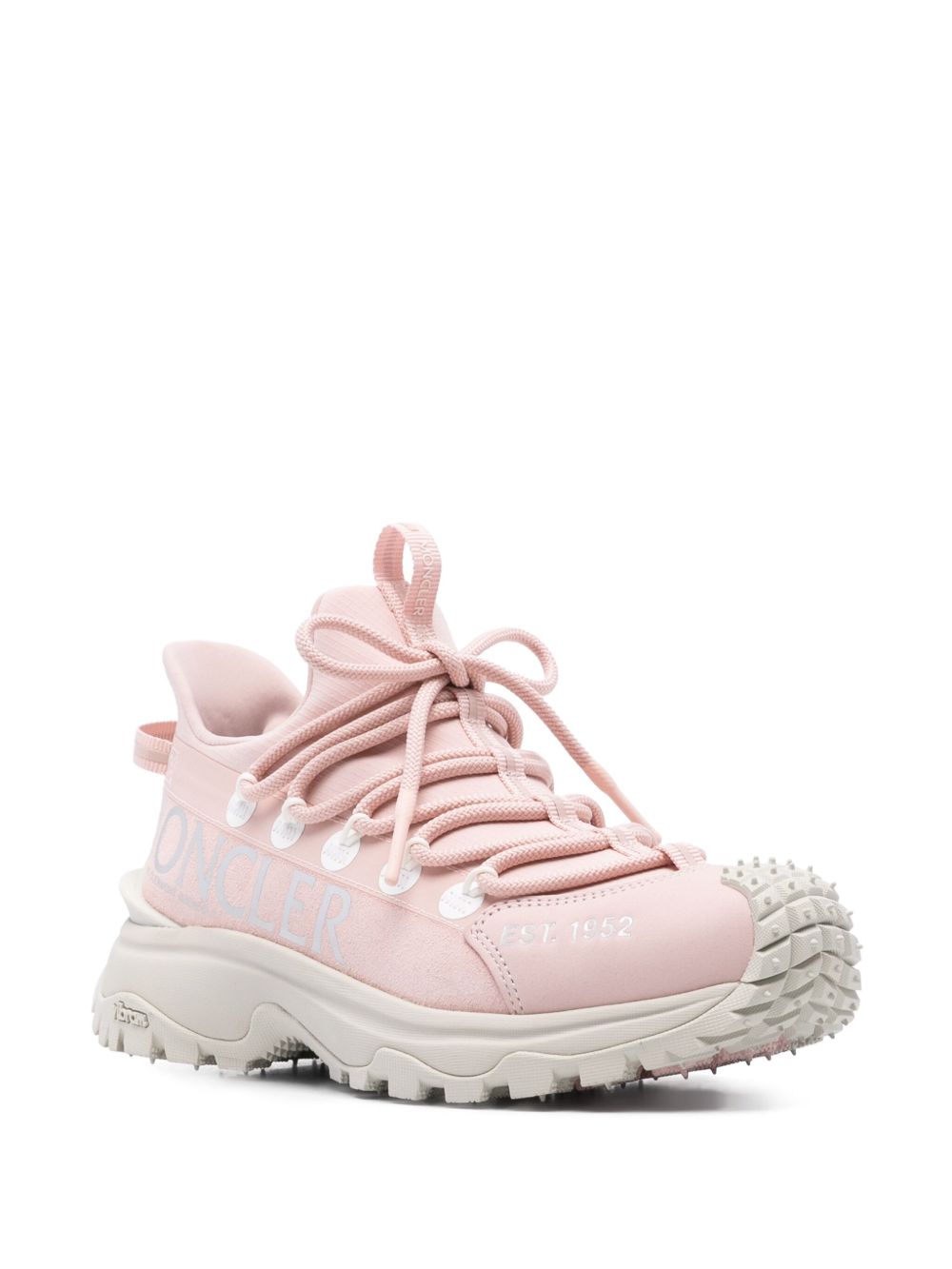 Moncler Sneakers Pink Calf Leather