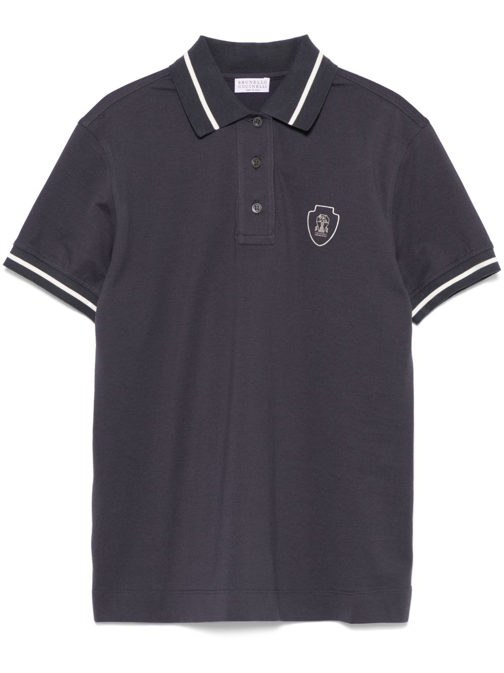 Brunello Cucinelli T-Shirts And Polos Blu Cotton