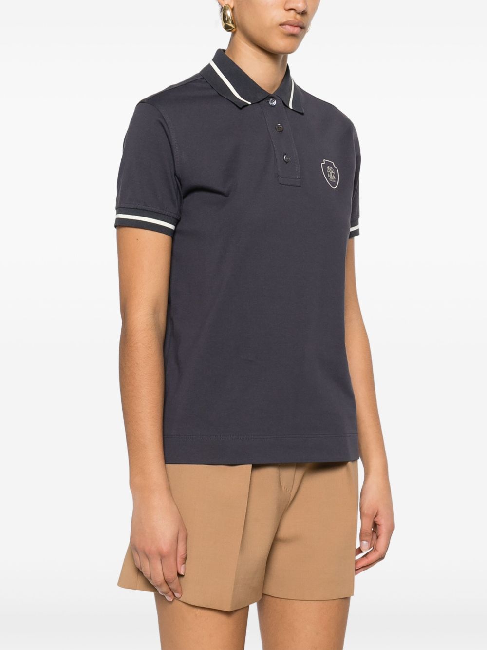 Brunello Cucinelli T-Shirts And Polos Blu Cotton