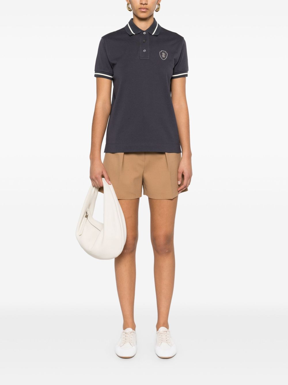 Brunello Cucinelli T-Shirts And Polos Blu Cotton