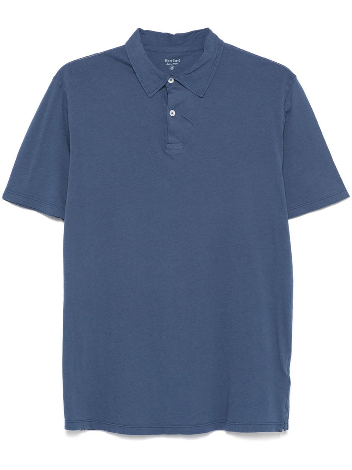 Hartford T-shirts and Polos Blue Cotton